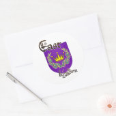 East Kingdom met Tekst sticker (Envelop)