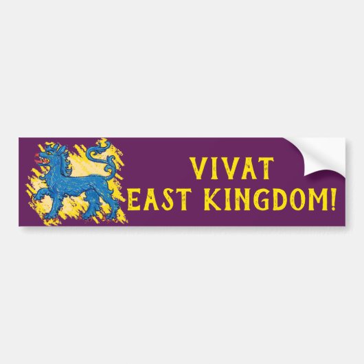 East Kingdom Tyger Bumpersticker (Voorkant)