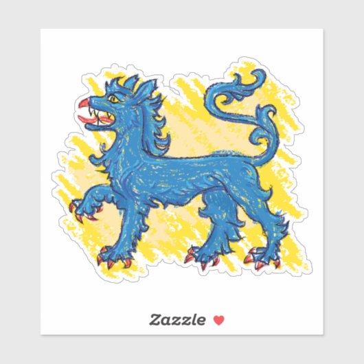 East Kingdom Tyger Sticker (Vel)