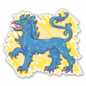 East Kingdom Tyger Sticker (Voorkant)