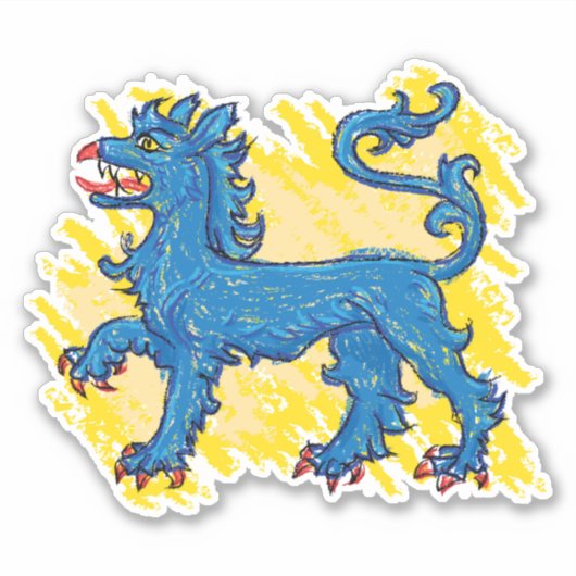 East Kingdom Tyger Sticker (Voorkant)