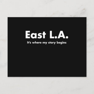 East La its waar mijn verhaal begint met Los Angel Briefkaart