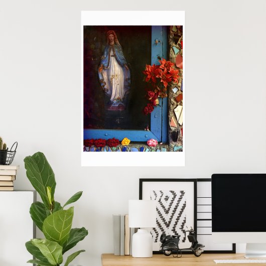 East LA Mary Poster (Thuiskantoor)