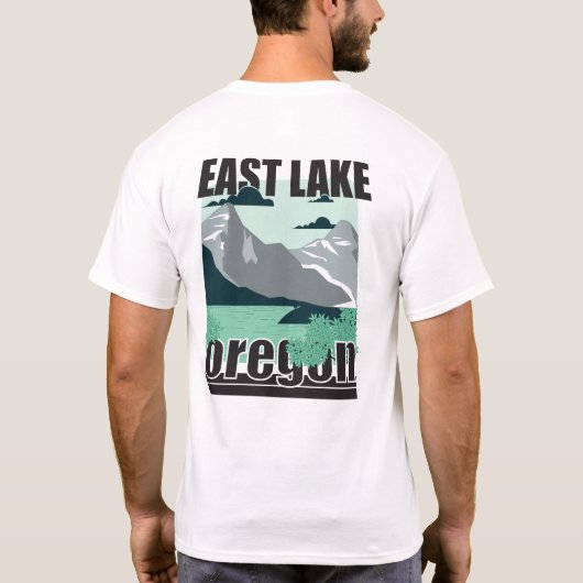 East Lake Oregon T-shirt (Achterkant)