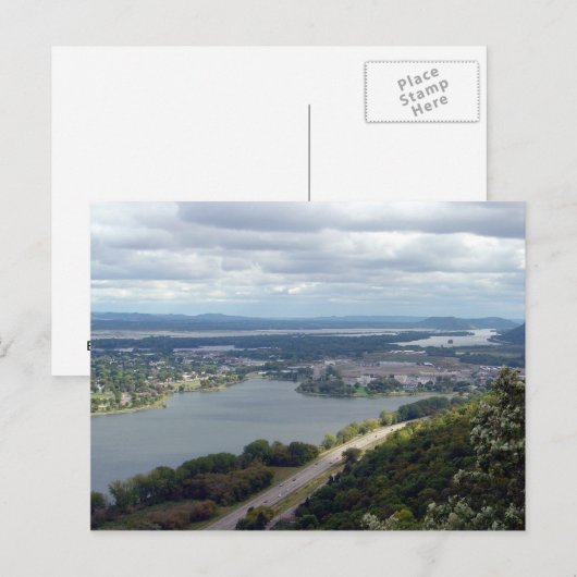 East Lake Winona - Winona, MN Briefkaart (Voorkant / Achterkant)