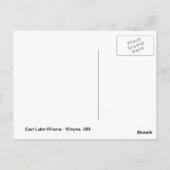 East Lake Winona - Winona, MN Briefkaart (Achterkant)