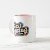 East Lansing 70s Retro Michigan  Koffie Mok (Voorkant links)