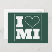 East Lansing (MI) Uitnodiging voor achterklep (Voorkant / Achterkant)