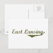 East Lansing Revolution t shirten Briefkaart (Voorkant / Achterkant)