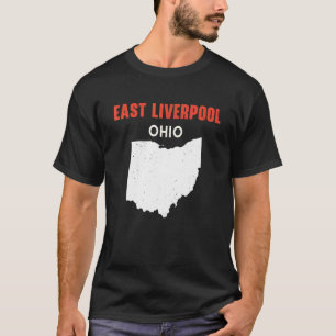 East Liverpool Ohio USA State Travel Ohioa T-shirt