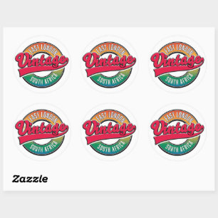 East London South Africa logo Ronde Sticker