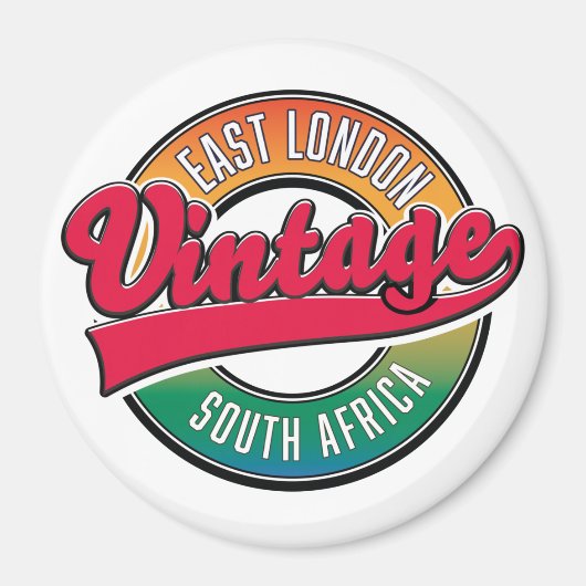 East London Zuid-Afrika logo Magneet (Voorkant)