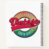 East London Zuid-Afrika logo Notitieboek (Achterkant)