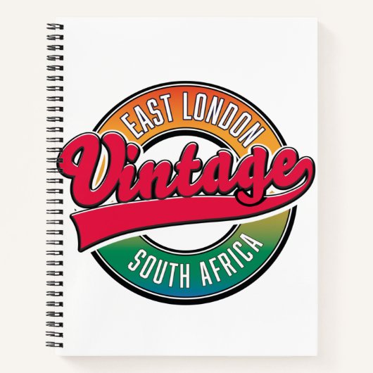 East London Zuid-Afrika logo Notitieboek (Voorkant)