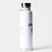 East Longmeadow Earth Day Water Bottle 2023 Logo Waterfles (Rechts)