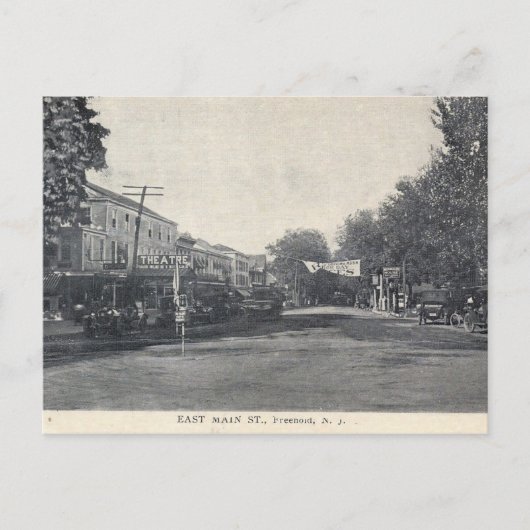East Main Street, Freehold, NJ, Briefkaart (Voorkant)