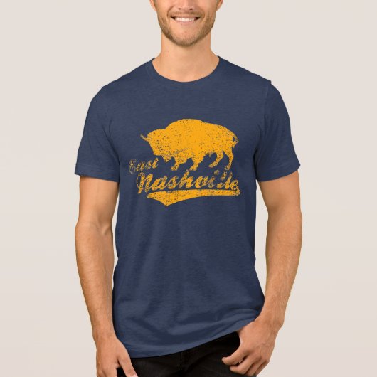 EAST NASH BUFFALO Tri-Blend SHIRT (Voorkant)