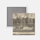 East Park, Racine en Oakland Boerderij Magneet (Voorkant / Achterkant)