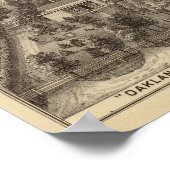 East Park, Racine en Oakland Boerderij Poster (Hoek)