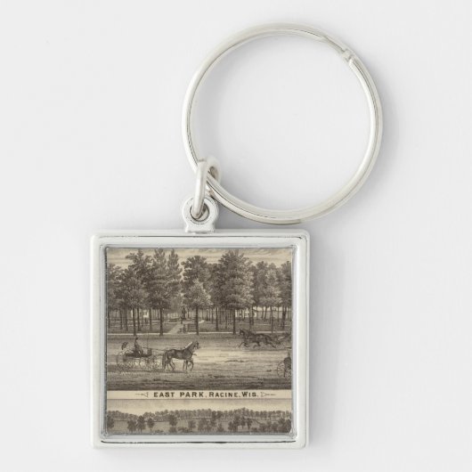 East Park, Racine en Oakland Boerderij Sleutelhanger (Voorkant)