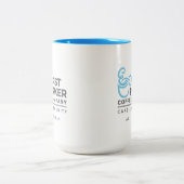 East Parker Coffee Cup 15 oz. - 2 zijkanten Tweekleurige Koffiemok (Center)
