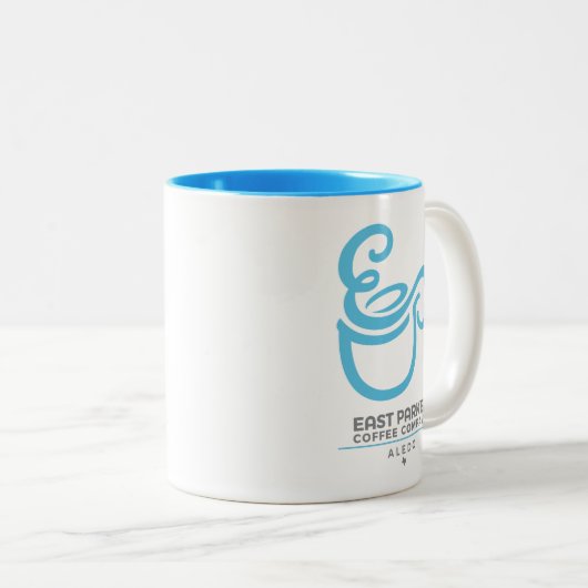 East Parker "Large EP Cup" Logo - 11 oz. Mok (Voorkant rechts)