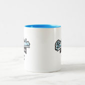 East Parker Script Logo 11 oz. KoffieMok Tweekleurige Koffiemok (Center)