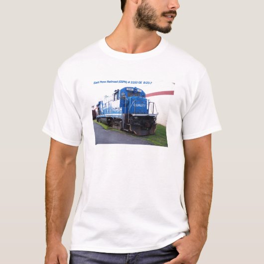 East Penn Railroad Locomotive #3153 T-shirt (Voorkant)