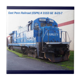 East Penn Railroad Locomotive #3153 Tile Tegeltje