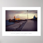 East Pier Lighthouse, Dun Laoghaire, Dublin Poster (Voorkant)