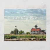 East Point Light. Briefkaart (Voorkant)
