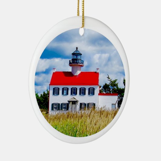 East Point Lighthouse Keramisch Ornament (Rechts)