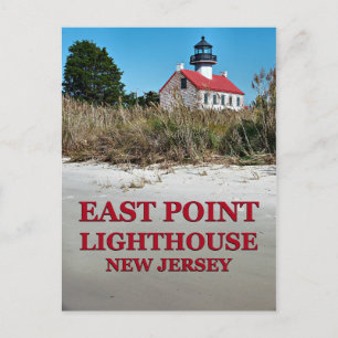 East Point Lighthouse, New Jersey Briefkaart