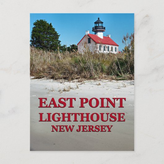 East Point Lighthouse, New Jersey Briefkaart (Voorkant)