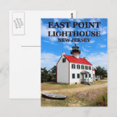 East Point Lighthouse, New Jersey Briefkaart (Voorkant / Achterkant)