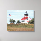 East Point Lighthouse, New Jersey Canvas Print (Voorkant)