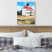 East Point Lighthouse, New Jersey Canvas Print (Insitu (Slaapkamer))