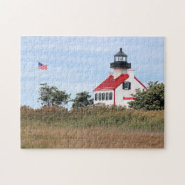 East Point Lighthouse, New Jersey Jigzaag Puzzle Legpuzzel