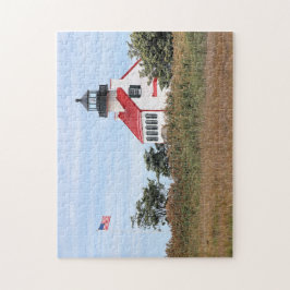 East Point Lighthouse, New Jersey Jigzaag Puzzle Legpuzzel