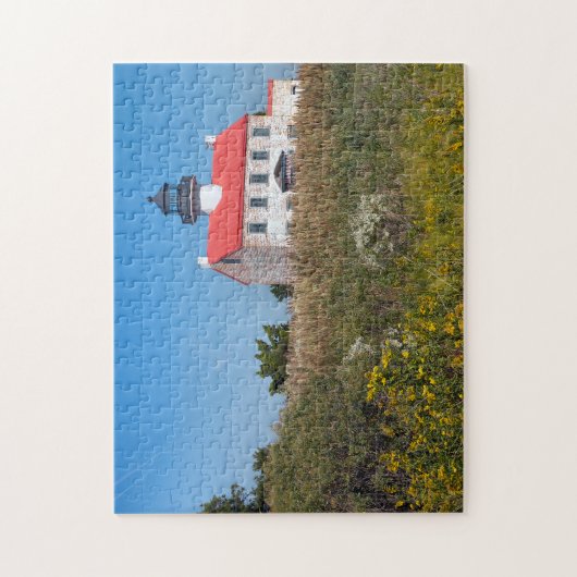 East Point Lighthouse, New Jersey Jigzaag Puzzle Legpuzzel (Verticaal)