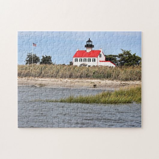 East Point Lighthouse, New Jersey Jigzaag Puzzle Legpuzzel (Horizontaal)