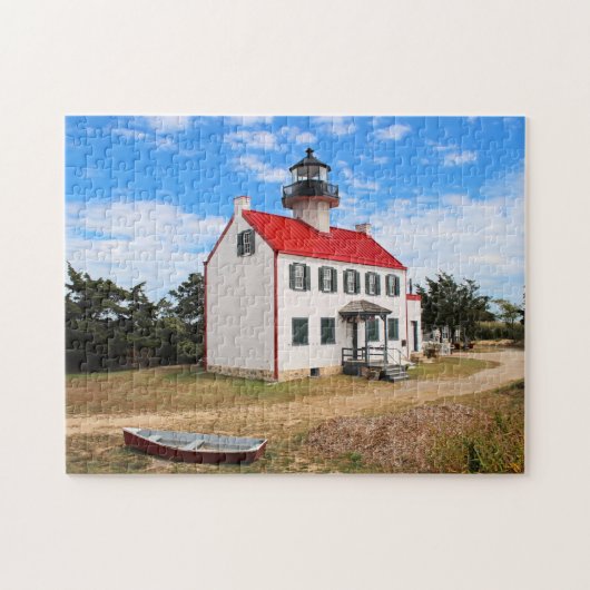 East Point Lighthouse, New Jersey Jigzaag Puzzle Legpuzzel (Horizontaal)