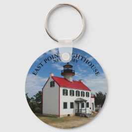 East Point Lighthouse, New Jersey Keyring Sleutelhanger