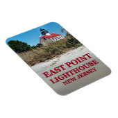 East Point Lighthouse, New Jersey Photo Magnet Magneet (Rechterzijde)