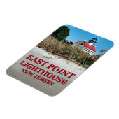 East Point Lighthouse, New Jersey Photo Magnet Magneet (Linkerzijde)