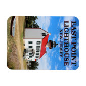 East Point Lighthouse, New Jersey Photo Magnet Magneet (Horizontaal)
