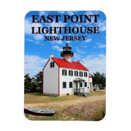East Point Lighthouse, New Jersey Photo Magnet Magneet