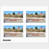 East Point Lighthouse, New Jersey Stickers (Vel)