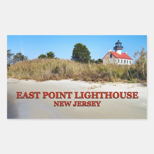 East Point Lighthouse, New Jersey Stickers (Voorkant)