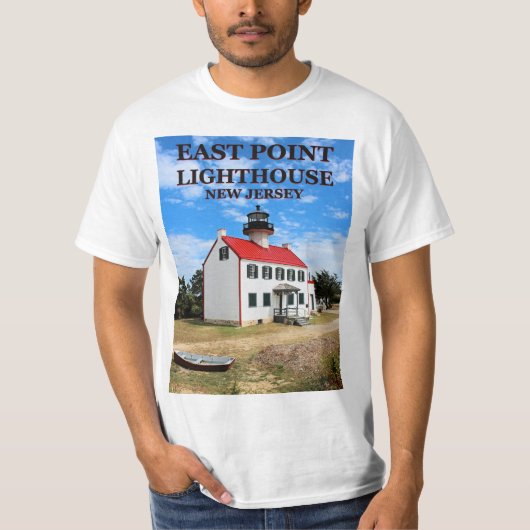 East Point Lighthouse, New Jersey T-Shirt (Voorkant)